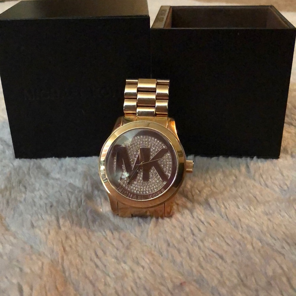 Michael Kors rose gold women’s watch